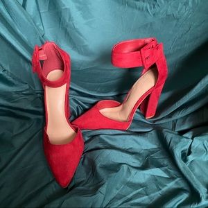 red forever 21 heels